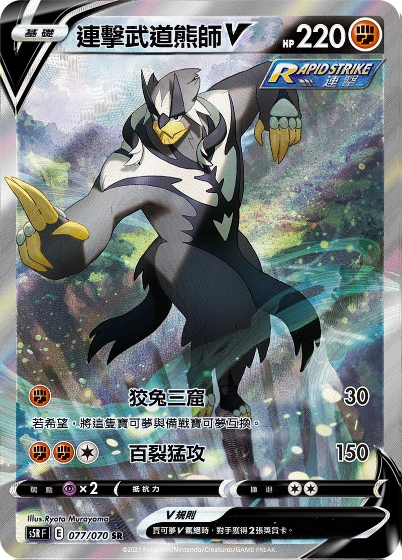 077/070 連擊武道熊師V