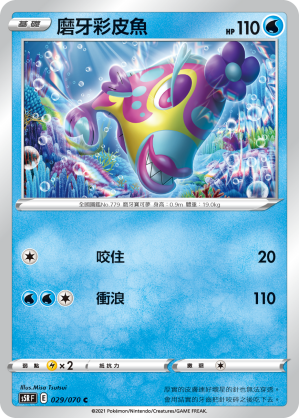 029/070 磨牙彩皮魚