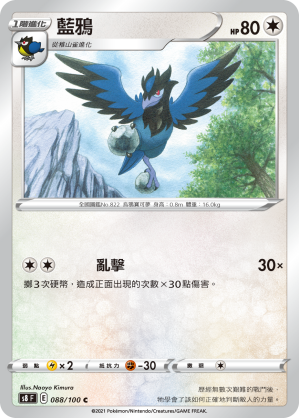 088/100 藍鴉