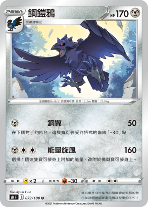 073/100 鋼鎧鴉