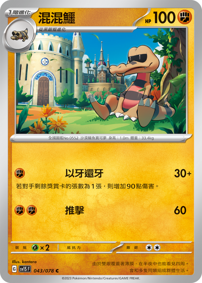 042/078 黑眼鱷