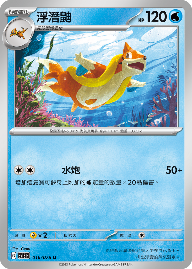 016/078 浮潛鼬