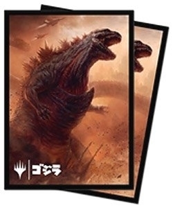 MTG Godzilla Alternate Art Deck Protector Sleeve Godzilla, Doom Inevitable