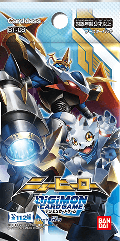 【BT-08】數碼暴龍卡片遊戲 補充包 NEW HERO BOX