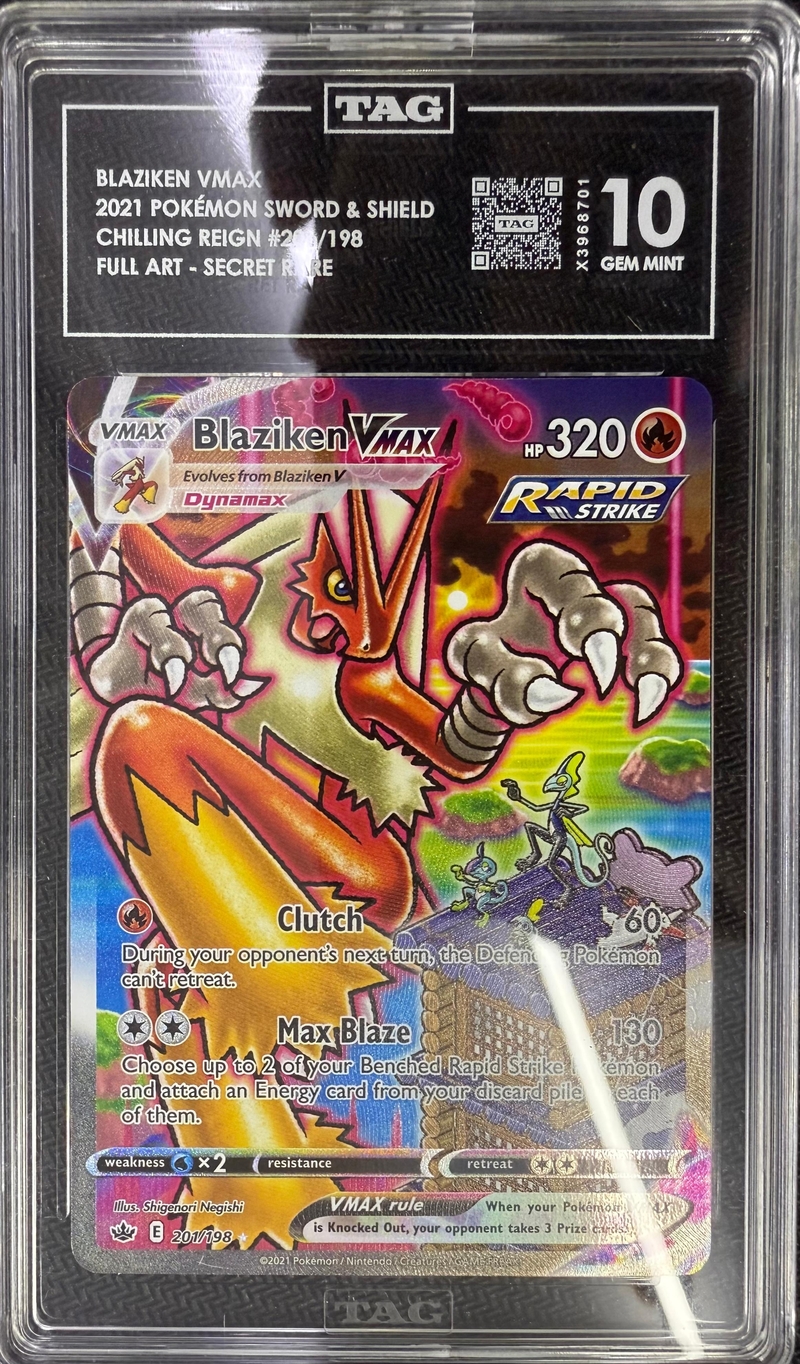 TAG 10 Blaziken Vmax Full Art 