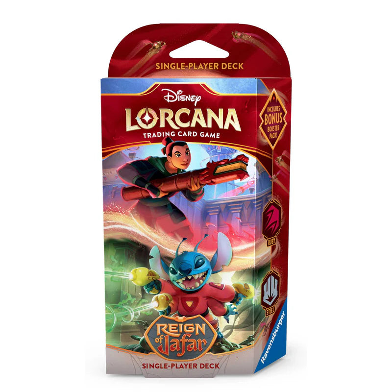 Disney Lorcana - Set 8 - Reign of Jafar - Single Player Deck - Mulan & Stitch