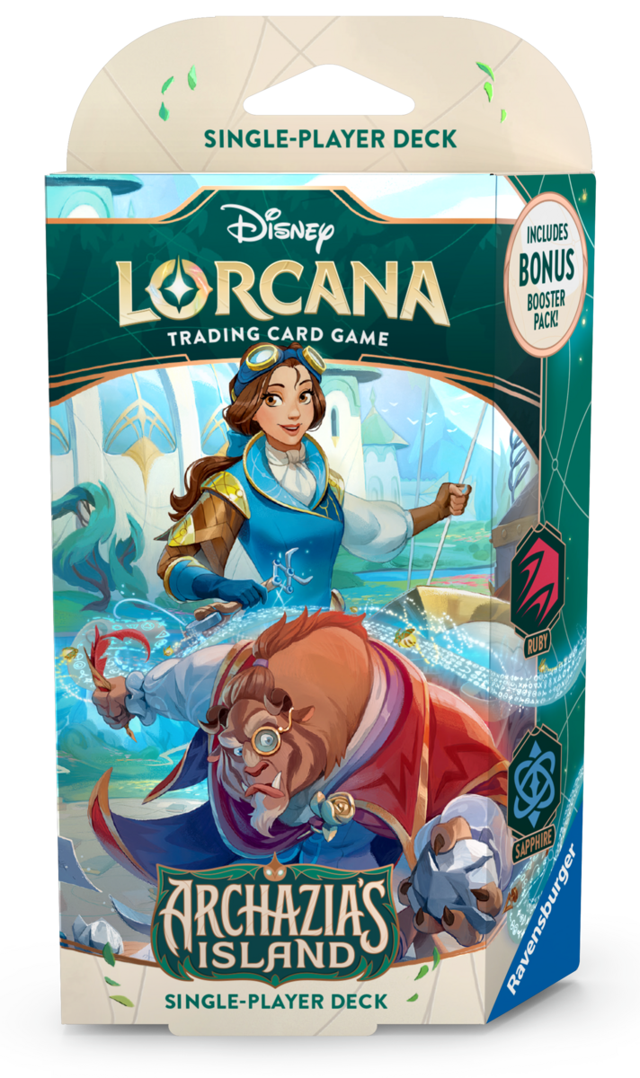 Disney Lorcana - Set 7 - Archazia's Island - Single Player Deck - An Inventive Pair
