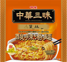 明星（袋）中華三昧 赤坂榮林酸辣湯麺 △ (48件)