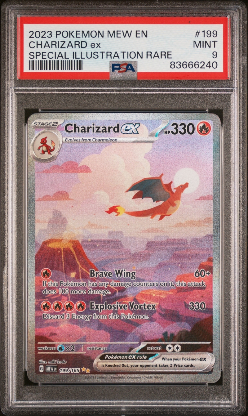 PSA9 Charizard ex New 199/165