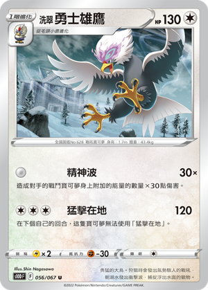 056/067洗翠勇士雄鷹