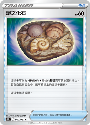 062/067謎之化石