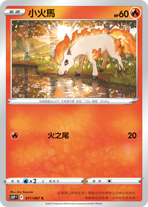 011/067小火馬