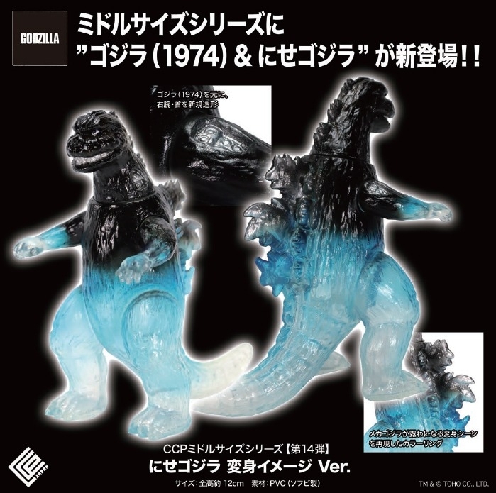 [預訂]CCP ミドルサイズシリーズ 第14弾 にせゴジラ 変身イメージVer.